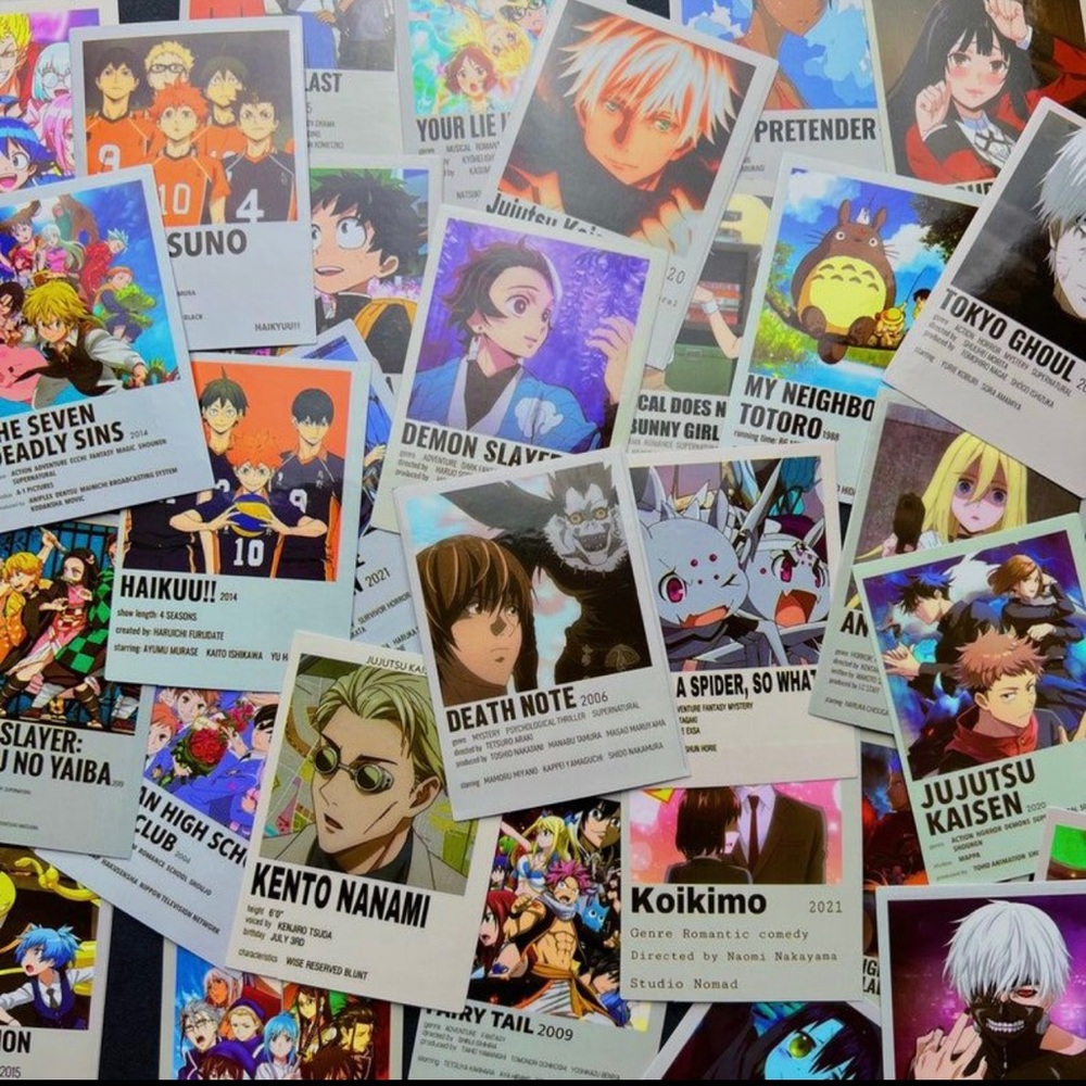 Anime mystery stickers